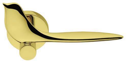 StarTec Brass handle for interior door Class 4 스타텍브라스레버핸들, 실내문용 - 4 등급 Twitty 트위티 8 Ø Designer: Tomo Kimura Warranty: 0 years guarantee finish