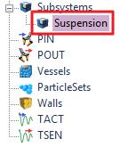 Suspension Subsystem 생성 Suspension Subsystem