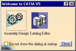 패널에서 CATIA 가제시하는워크벤치들이다.