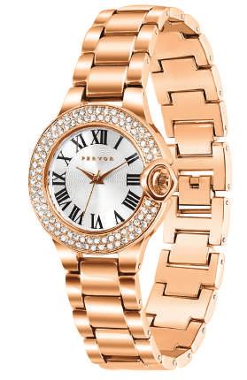 MONTRÉAL includes a rose gold plated watch (Japanese movement and splash resistant) along with 2 pairs of earrings, a matching necklace and a size adjustable ring.