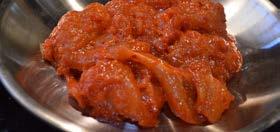Spicy Baby Octopus (Baby Octopus Marinated in Korean Cuisine Sauce) 매운아기문어는 ( 아기문어한국요리에절인소스 ) 40.