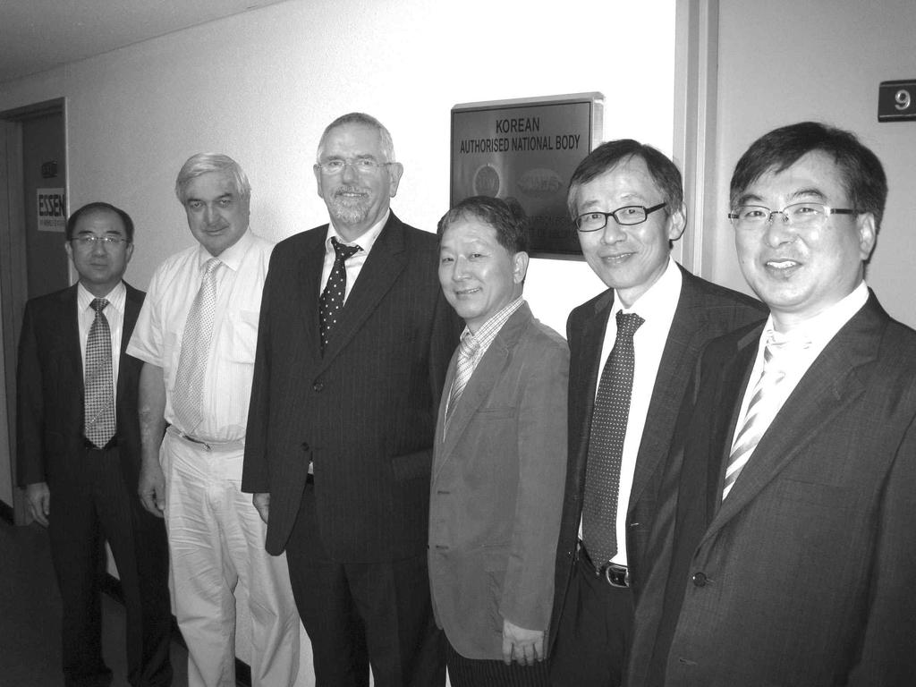 학회소식 IIW IAB 가파견한실사단에의한 ANB Korea 현장실사 Audit of ANB Korea by Assessors Appointed by IAB, IIW 2011년 9월 21-22 일이틀간 IIW IAB (International Institute of Welding, International Authorisation Board,