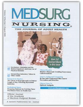 MEDSURG Nursing Full Text from January 1999 to