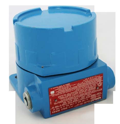 Model 5550 Mechanical Vibration Switch 주요기능비교 Model 5550G Mechanical Vibration Switch 5550 5550G IECEx / ATEX Flameproof up to Gas Group