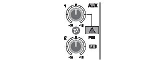 되고있습니다. 1204FX의 FX 센드의경우, 탑재효과프로세서 에직접연결되어있습니다. Aux 센드경로에의해, 단수및복수의채널로 부터신호를받거나한개의회로상 ( 버스) 에집 적하거나하는것이가능합니다. 이때, Aux 센 드커넥터를통해서신호를받거나모니터박스나효과기기로부터의신호를믹스하거나할수있습니다. 리턴경로로서는 Aux 리턴등을사용하실수있습니다.