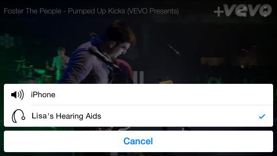 다른앱에서오디오를스트리밍하는방법 Tina s Hearing Aids YouTube 같은다른앱의오디오도스트리밍할수있습니다.
