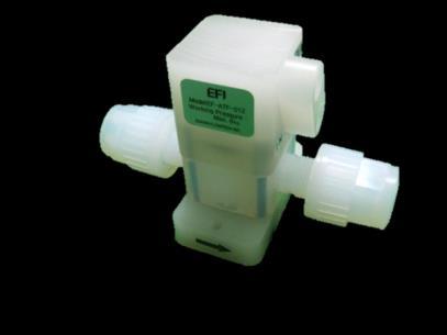 cm2 to 6kg/ cm2 Pneumatic Supply Port : 1/8 P Materials Wetted flow path : P HP Diaphragm : New P