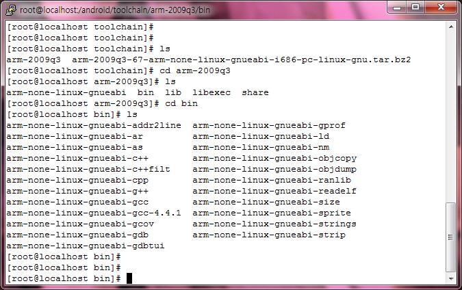 13.3 실제타깃개발환경구축 16 [ 실습 13-] 툴체인설치 (2) arm-2009q3-67-arm-none-linux-gnueabi-i686-pc-linux-gnu.tar.bz2 툴체인파일을 /toolchain 디렉터리에다운로드받는다. (3) bzip2-d arm-2009q3-67-arm-none-linux-gnueabi-i686-pc-linuxgnu.