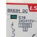 Miniature circuit breakers BK63H DC DC 회로용차단기 태양광발전, 신재생등직류전원용적합 SEMKO CB 취득 최대사용전압 : DC1,000V 정격및극수 : 1~63A, 1/2/3/ 극형 정격전압 : DC250/500/750/1000V 정격차단용량 : 10kA 트립특성 : B,
