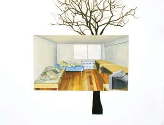 and Tree, 2007, Oil on