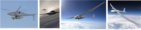 장기체공이가능한 Global Observer 와 Phantom Eye, 태양에너지를이용하여수주이상체공을 목표로개발중인 Pathfinder 등상당히많은무인항공기를개발하고운용하면서이분야기술을 선도하고있다.