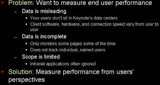 Performance monitoring End user performance monitoring 10g new Click-to-render response time monitoring 44 Webcache 에의해설정및수집된 performance data 는 10g Grid control 에의해분석할수있습니다.