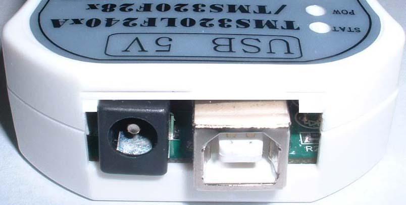 2. PC 및외부전원연결 +5V 전원입출력 ( 중앙 =5V, 주변 =GND) USB 커넥터