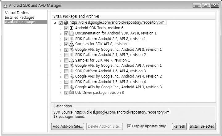 . SDK Tools 6 SDK API 8,,, Google