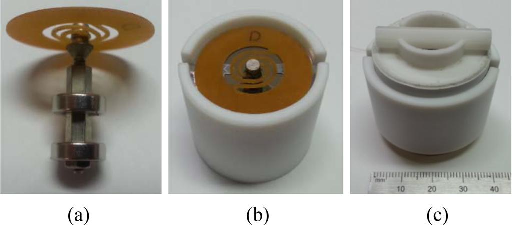 I 56 I Byung-Chul Lee and Gwiy-Sang Chung Fig. 5. The fabricated (a) spring mass system (b) assembled spring mass system with stopper and (c) proposed energy harvester.