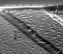 FESEM micrographs of TMR stack