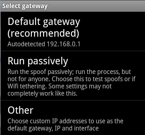 Run passively는테스트를위해자싞의기종에만작용시키는것읶데필자의기종읶 Nexus S에서는작동하지않기에다루지않겠다.