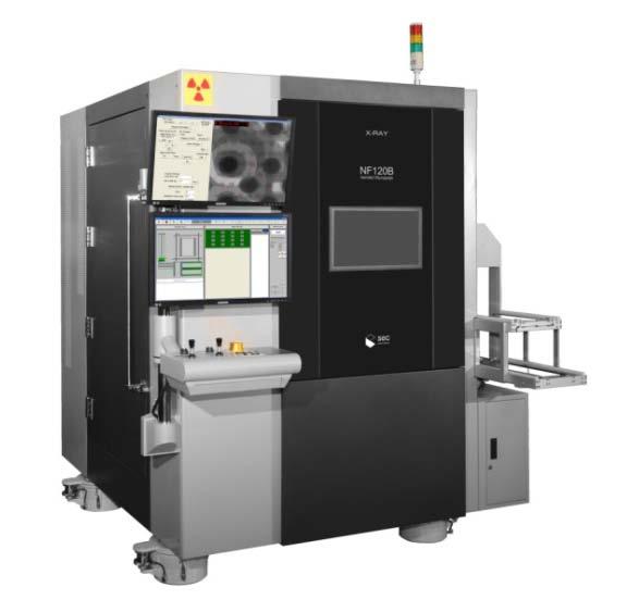 AXI Auto X-ray Inspection X-eye NF120 세계최고분해능 Wafer Level Packaging 검사를위한비파괴분석설비 Dual Type 의 CT 지원으로최상의이미지확보 TSV, Micro Bump, Pattern X-ray Tube 120 kv / 200 µa Min.