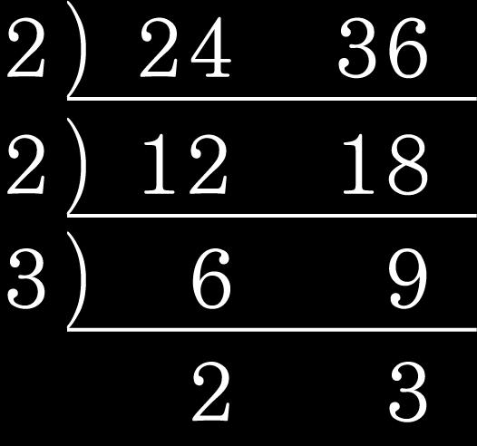 준식 ) = 1 3 { 2 + 3 1) } + 3 2 24 와 36 의최대공약수를구한다. = 1 3 2 3) + 3 2 16. [ 정답 ] 5 = 5 3 + 3 2 = 10 + 9 6 = 1 6 3 의배수는각자리의숫자의합이 3 의배수이다. 5 2 + 7 + 3 = 12 가 3 의배수이므로 273 은 3 의배수이다. 17.