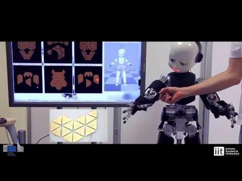 icub(cognitive Universal Body) Humanoid Robot 어린이수준의지능과행동을구현하기위한로봇으로, 주변환경을인식하고학습을통해지능적행동을수행 가능한행동 : 기어가기, 3차원미로찾기, 화살쏘기, 안면감정표현, 힘제어등 기관 :