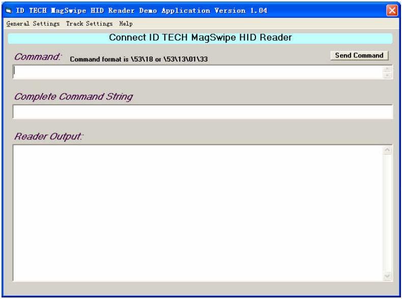 USB MSR 인적인터페이스장치 (HID) 모드로테스트하기 1.
