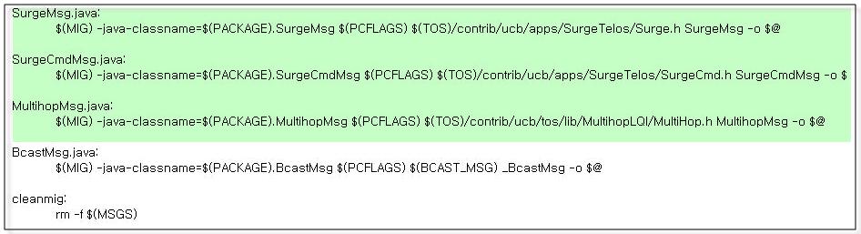 x/contrib/ucb/apps/SurgeTelos/README) 파일을보면아래와같은부분이있다. 위의노란색부분을복사한다.
