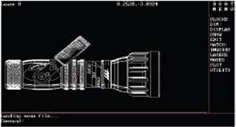 The famous AutoCAD sample nozzle drawing was created by Don Strimbu with AutoCAD