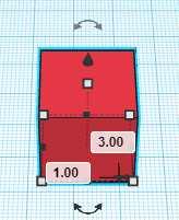 (3) 도형이동및크기변경 1) 도형가져오기오른쪽모델링메뉴에있는 Box를드래그하여 Workplane에가져다놓는다.