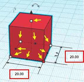 5) 도형크기조절도형클릭시생기는각모서리와변의점들을마우스로잡아당겨도형의크기를조절한다.
