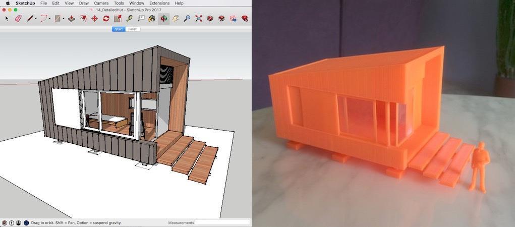 3D 프린터원리및 Work Flow STL 생성 STL 로저장하기위해선별도의플러그인필요 스케치업 Extension Warehouse 접속 -