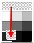 색상선택기사용캔버스안의어디서든지색상을선택합니다. 1.