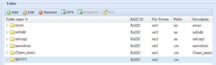 스냅샷 Thecus IP storage 은 16 개의스냅샷버전을관리할수있습니다. 스냅샷기능을작동하려면, RAID 볼륨에서작성되는파일시스템은 ZFS 이어야합니다.
