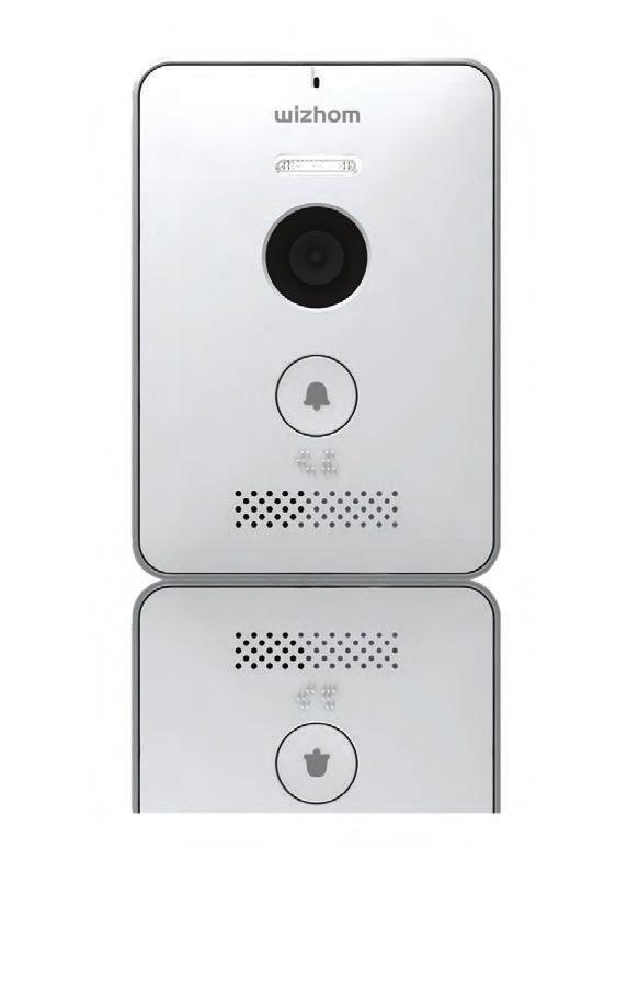 Door phone TDP-40x1 전원영상음성 D/L Interface 제품크기매립박스 12V from WallPAD NTSC, 1Vpp Half Duplex RF 447MHz, 양방향 [Option] 95.5(W)ⅹ135.5(H)ⅹ13.