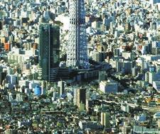 360도로배치하여맑은날에는약 70km 떨어진곳까지조망할수있다. 도쿄의하늘을거닐고싶다면바로이곳이다.