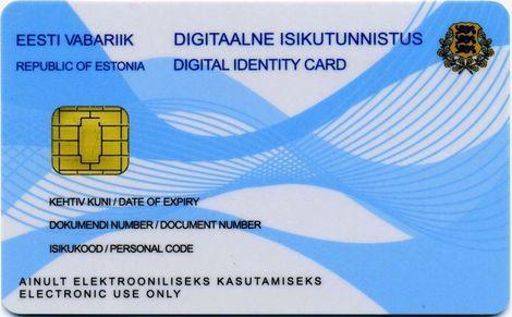 에스토니아인들은전자 ID 카드로정부서비스를이용할수있다. 카드에내장된칩은카드소유자의기본정보외에다음두가지인증서를담고있는데, 하나는 ID를인증하는인증서이고다른하나는디지털서명을제공하는인증서다. 시민들은이칩을활용해투표를하고사회보장서비스에지원하거나은행서비스와대중교통을이용할수있다.