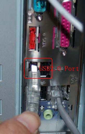 2) 주변기기연결 동봉핚 USB
