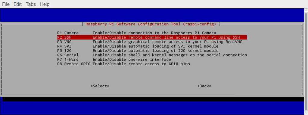 SSH (secure shell) u Ssh서버실행 - 방법1: $sudo service ssh restart // 라즈베리파이에서설정 - 방법2: $sudo raspi-config // 환경설정을통해 ssh server enable