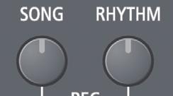 [KEY TOUCH] 버튼을 [SONG] 버튼을 누릅니다. 버튼에 있는 LED 가 모두 켜지면 저장이 완료됩니다 (99 곡까지 ).