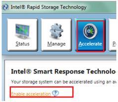 Figure 29: Intel Rapid Storage Technology
