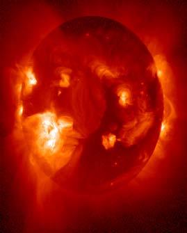 I. 우주전파환경개요 태양폭발이지구에미치는영향 태양 X 선복사 지구도달시간 8 분 우주비행사방사능피폭 플레어발생 고에너지입자 30 분 2 일 위성피폭
