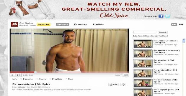 Old Spice DIGIATAL TOOL : Twitter / Facebook Cyber Lions / Grand prix - Advertiser : PROCTER & GAMBLE -