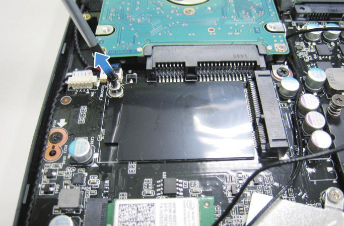 10 한국P55 에서 msata SSD 용열패드설치 귀하의