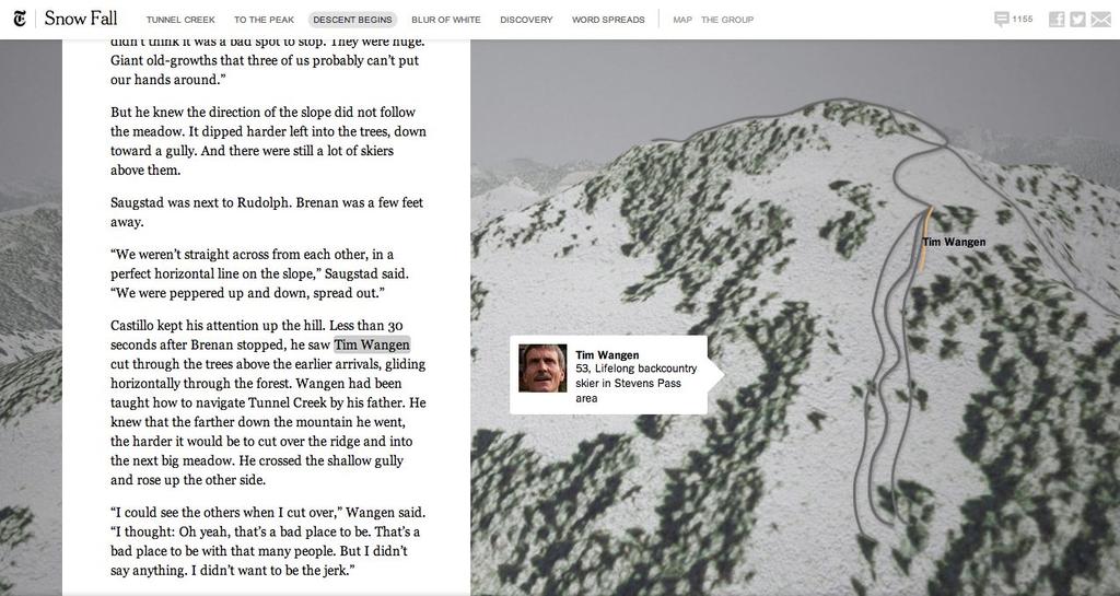 [ 참고 ] NYTimes Snow Fall Breakdown: How The New York Times Built
