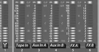 4 컨트롤 4.4 Aux 샌드 PreSonus StudioLive 16.4.2 빠른시작개요연결컨트롤 Scene, 프리셋컴퓨터에시스템메뉴연결하기 4.4.3 아날로그 Aux 와 FX 믹스만들기 Mix 버튼 Aux 플립모드 각채널과버스의다이나믹을세팅하고각채널과출력을미터로보여주는것과더불어 FAT 채널을이용해 Aux 믹스를만들고각채널에서의샌드레벨을빠르게확인할수있습니다.