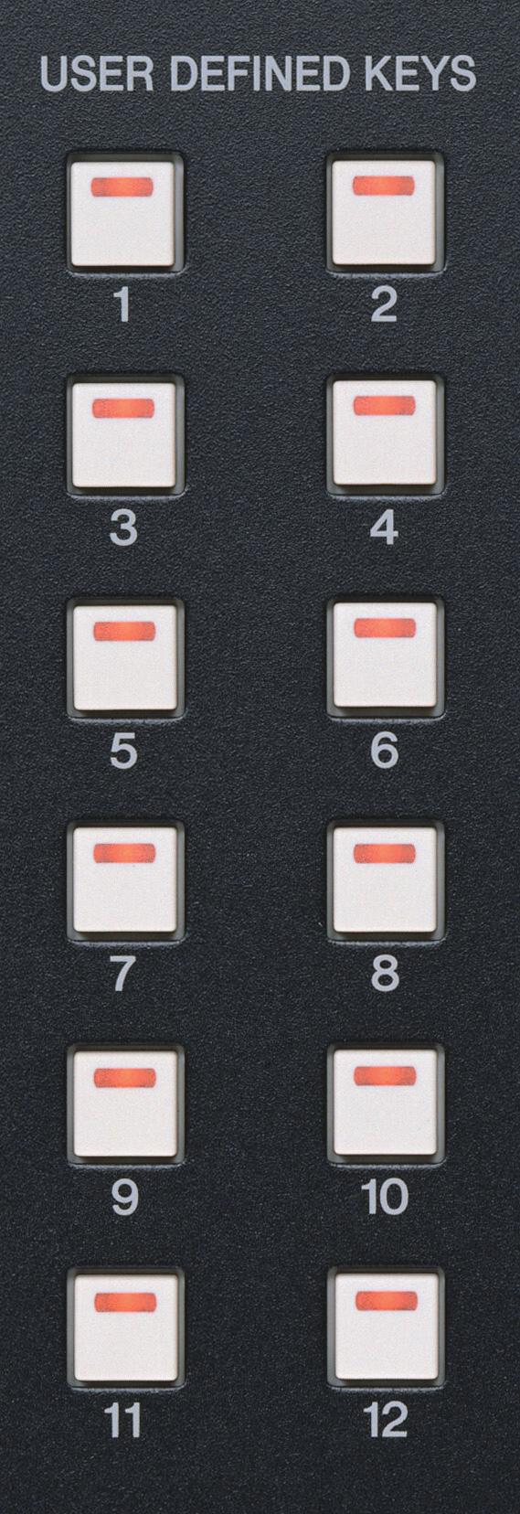 (3) 키에 지정된 기능을 변경하려면 USER DEFINED KEY를 눌러 해당 USER DEFINED KEY SETUP 팝업창을 표시합니다.