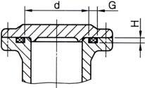 3. O 링부착부의예리한모서리를제거하는설계방법 O 링의 O 링의굵기 Z( 최소 ) P 3 