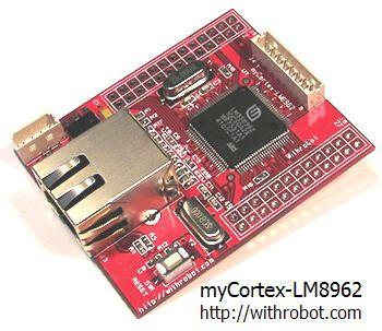 11/15/2010 이더넷, CAN, 엔코더카운터를내장한제어용 ARM Cortex-M3 보드 32 비트 ARM Cortex-M3 코어를내장한 Luminary Micro 사의 LM3S8962 프로세서는 PWM