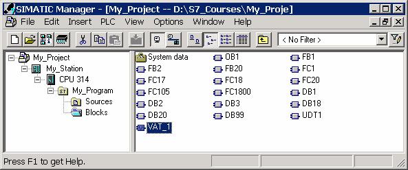 변수테이블열기와 CPU 연결 엑세스가가능한 CPU 직접 CPU 로연결 Station 1 구성 CPU ("Station 2" 의 VAT) Station 2 Station 3 PG File: PRO1_15E.