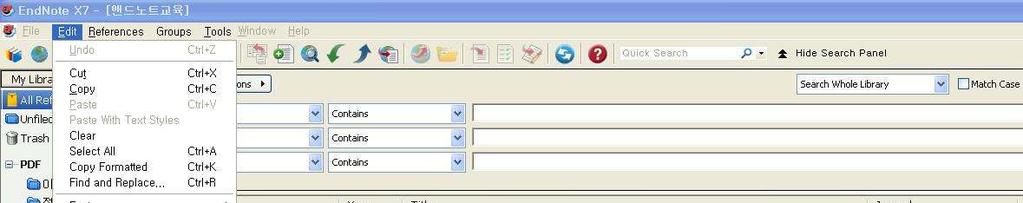 향상된 PDF 반입기능 1 Preference로설정한폴더내의 PDF의자동반입가능 2