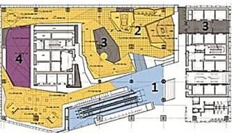 Storage Layout of space(k exhibition hall). 4. Exhibition hall for film Fig. 3 Layout of space(s exhibition hall).